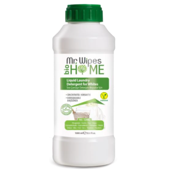Mr. Wipes Concentrated Liquid Detergent for White Clothes 1000ml