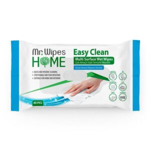 Mr. Wipes Easy Clean Wet Wipes Ocean Breeze 40 Pcs